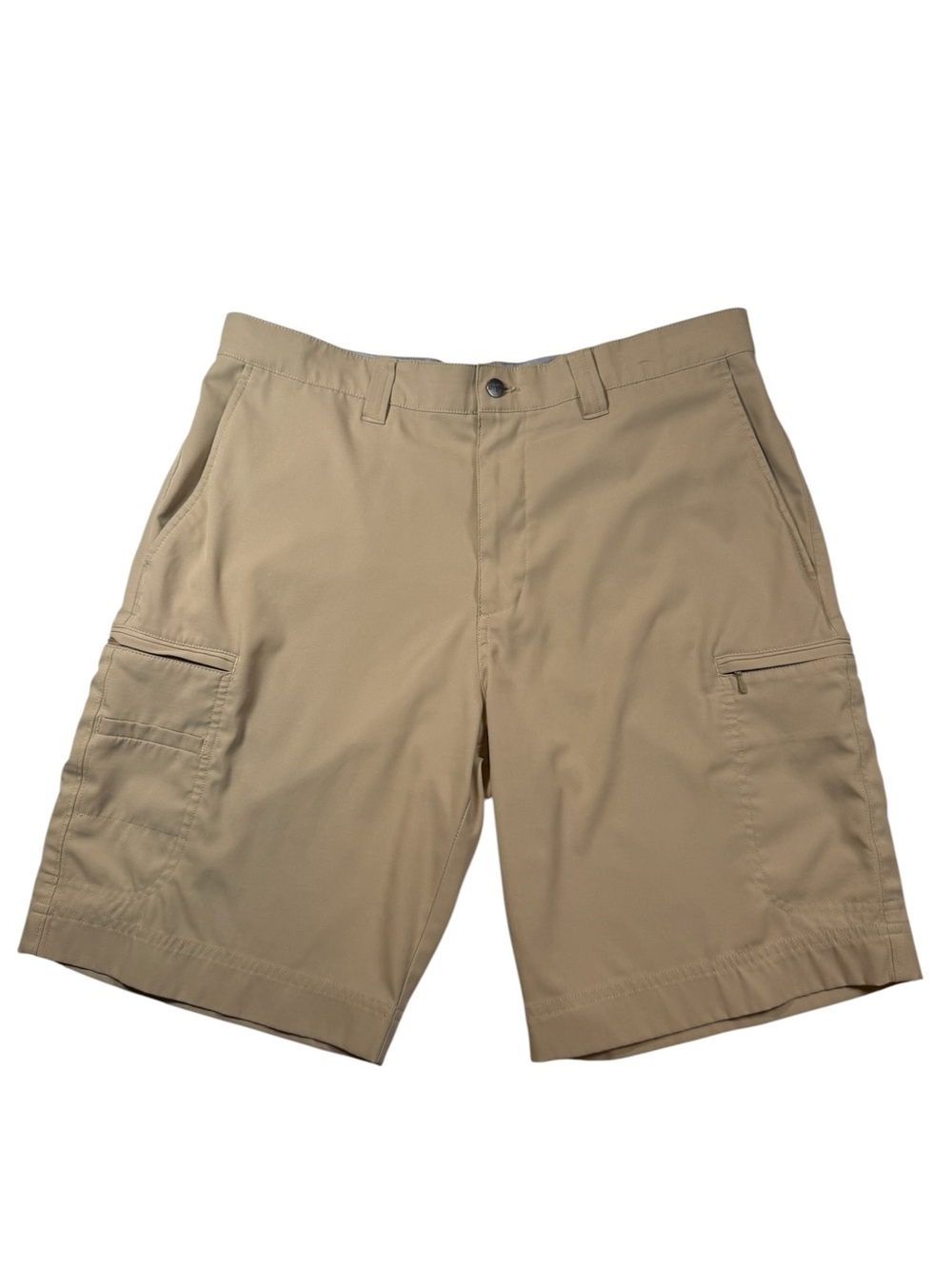 Callaway Golf Cargo Shorts Khaki Beige Performance Stretch Men’s Size 34